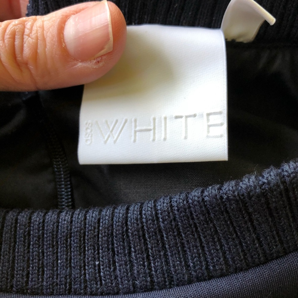 ASOS WHITE Label Navy Dress - Picture 5 of 5